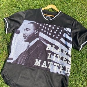 Black Lives Matter Jersey MLK Martin Luther King Jr Large (D)